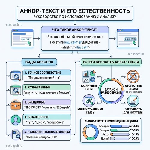 Анкор‑текст и его естественность