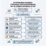 Исправляем ошибку: Страница просканирована, но не индексирована в GSC